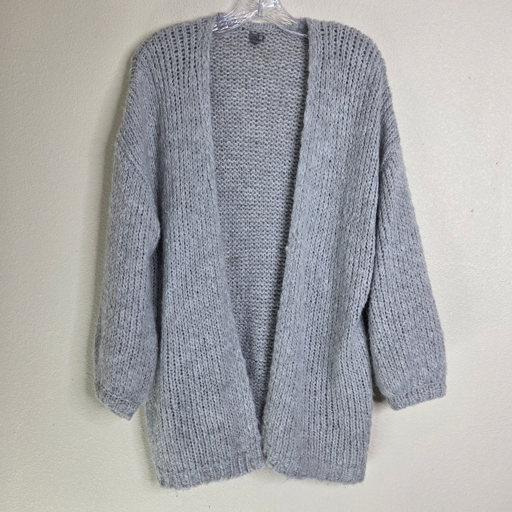 Aerie Cardigan Sweater XS / S Gray Chunky Open Oversized Cozy Warmβ